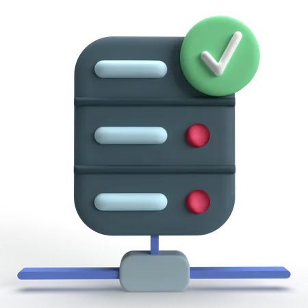 Data Storage  3D Icon