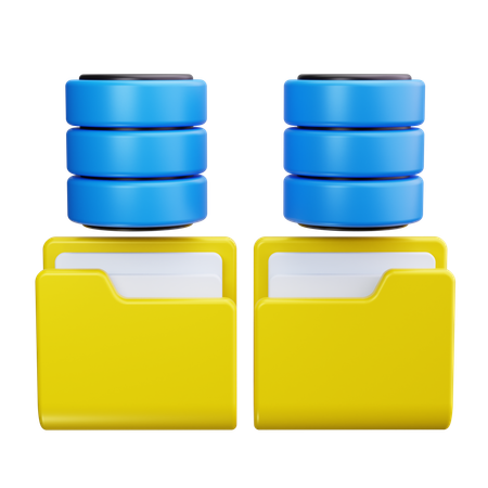 Data Storage  3D Icon