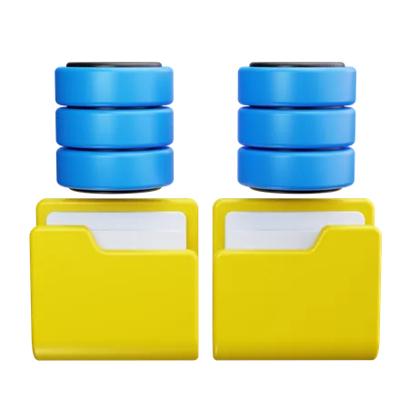 Data Storage  3D Icon