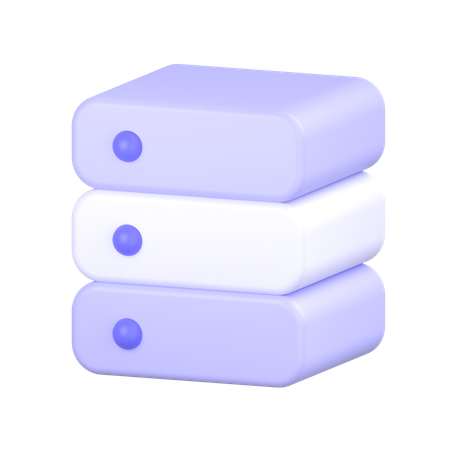 Data Storage  3D Icon