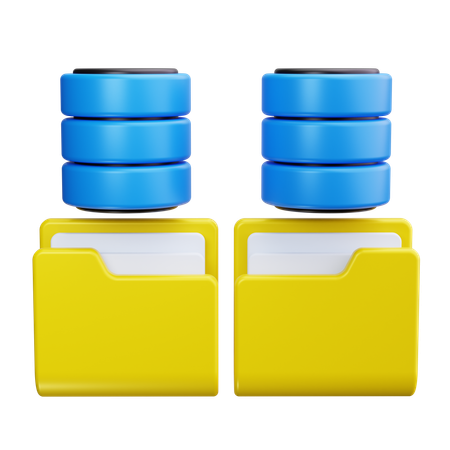 Data Storage  3D Icon
