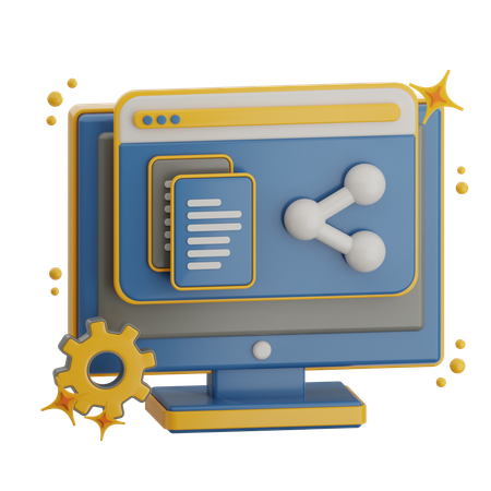 Data Storage  3D Icon