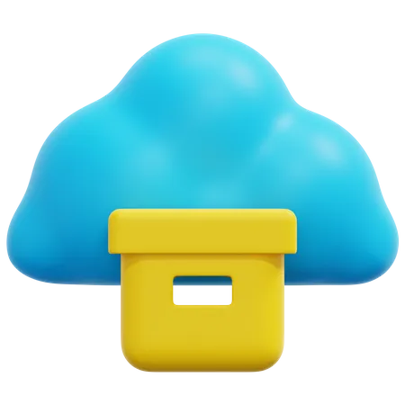 Data Storage  3D Icon
