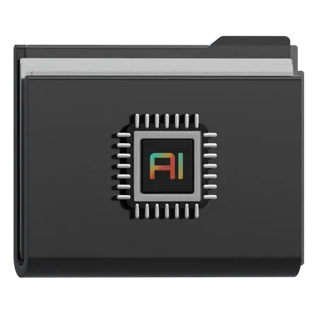 Data Storage Folder  3D Icon