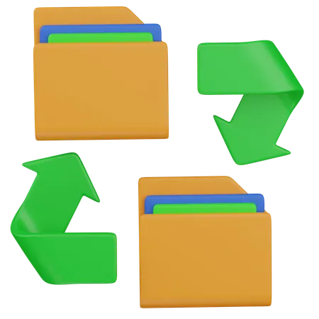 Data sync  3D Icon