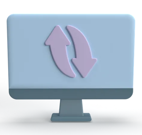 Data Sync  3D Icon