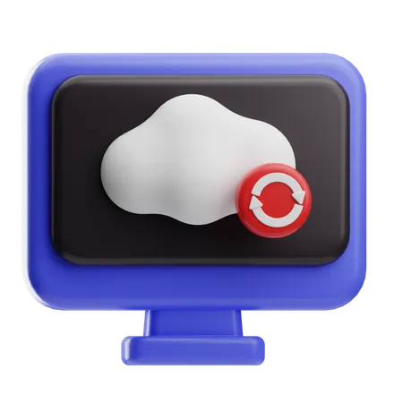 Data Synchronization  3D Icon