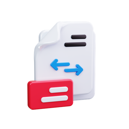 Data Transfer  3D Icon