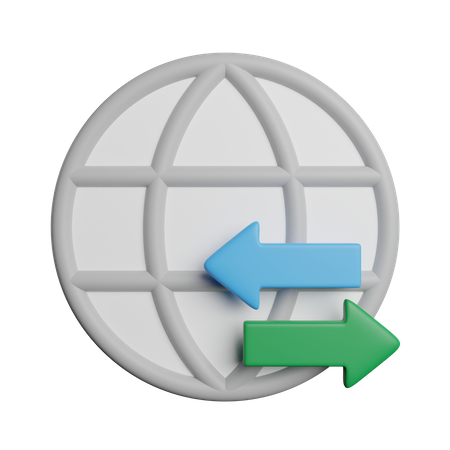 Data Transfer  3D Icon