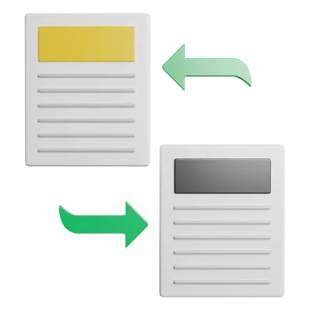 Data transfer  3D Icon