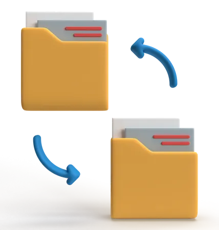 Data Transfer  3D Icon