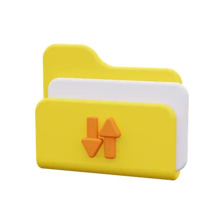 Data Transfer  3D Icon