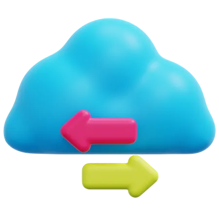 Data Transfer  3D Icon