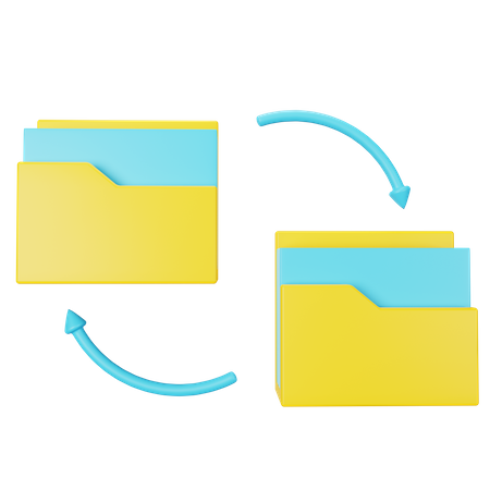 Data Transfer  3D Icon