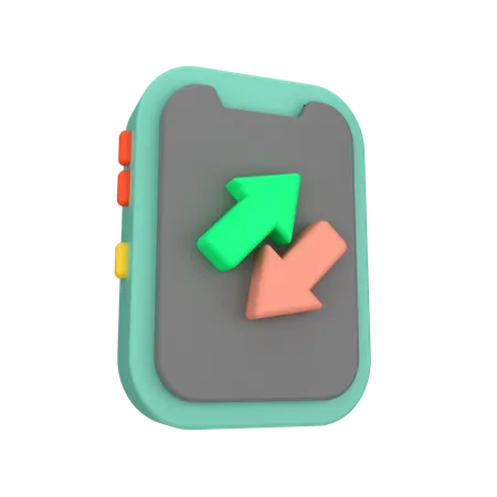 Data Transfer  3D Icon