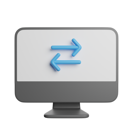 Data Transfer  3D Icon