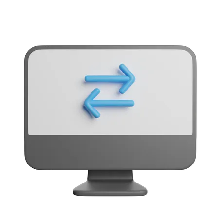 Data Transfer  3D Icon