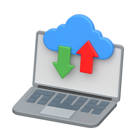 Data Transfer  3D Icon