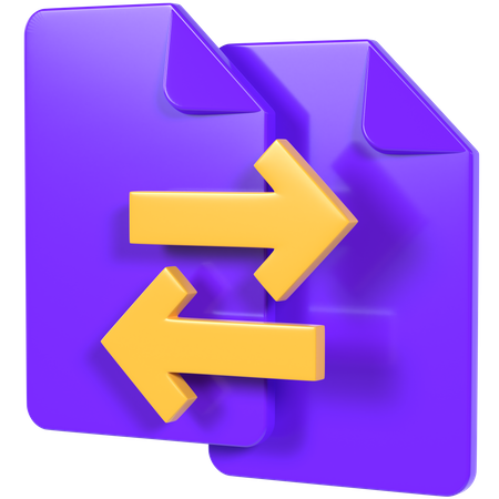Data Transfer  3D Icon