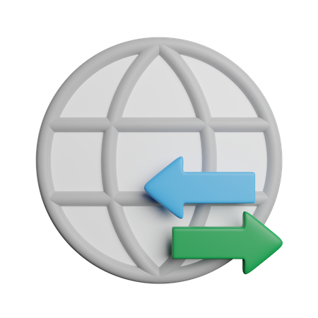 Data Transfer  3D Icon