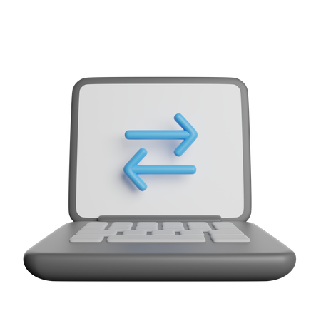 Data Transfer  3D Icon