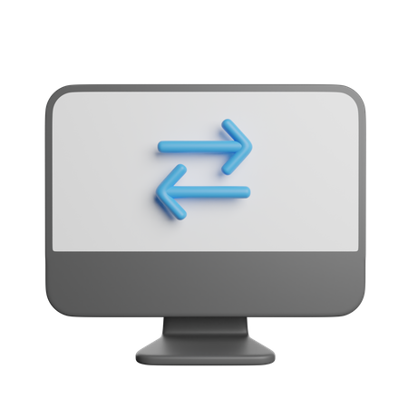Data Transfer  3D Icon