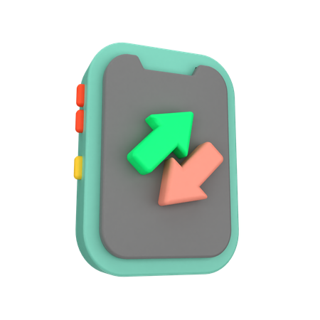 Data Transfer  3D Icon