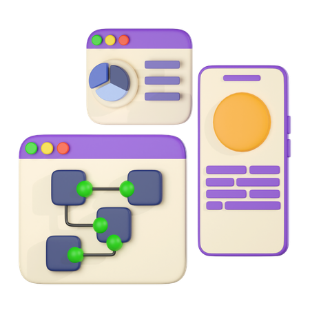 Data Transfer Page  3D Icon