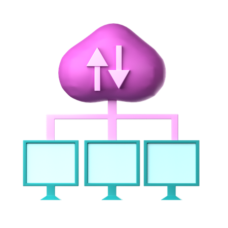 Data Transmission  3D Icon