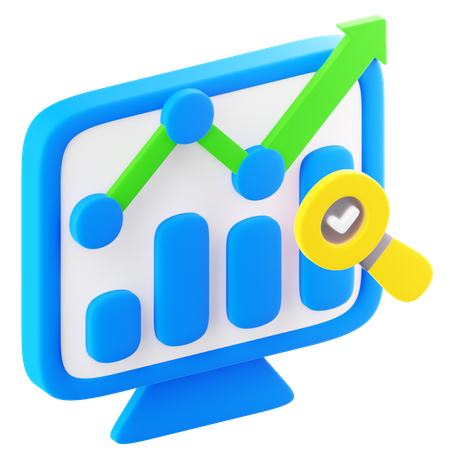 Data Trends  3D Icon