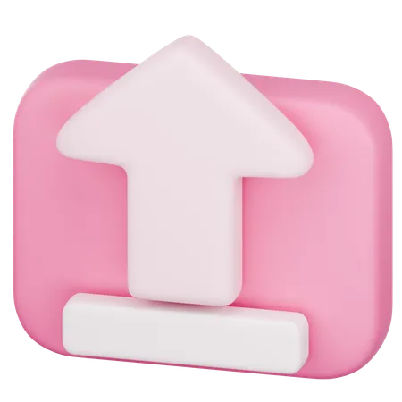 Data Upload  3D Icon