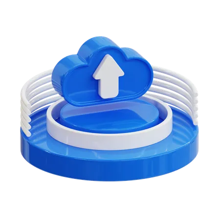 Data Upload  3D Icon