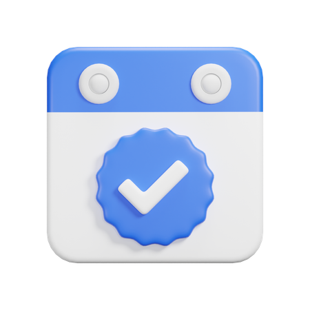 Data verificada  3D Icon