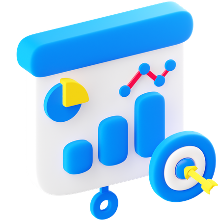 Data Visualization  3D Icon