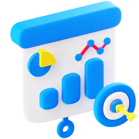 Data Visualization  3D Icon