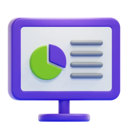 DATA VISUALIZATION  3D Icon