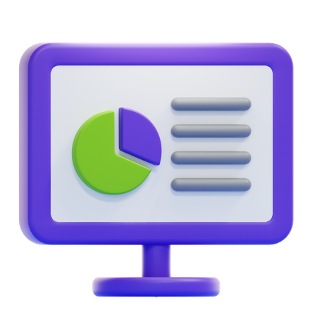 DATA VISUALIZATION  3D Icon