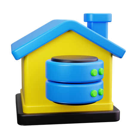 Data Warehouse  3D Icon