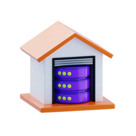 Data Warehouse  3D Icon