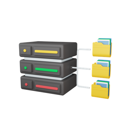 Database  3D Illustration