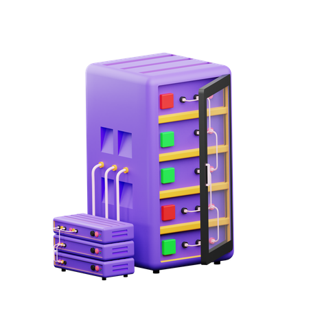 Database  3D Illustration