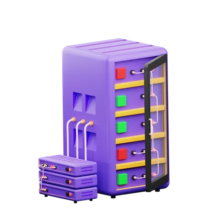 Database  3D Illustration