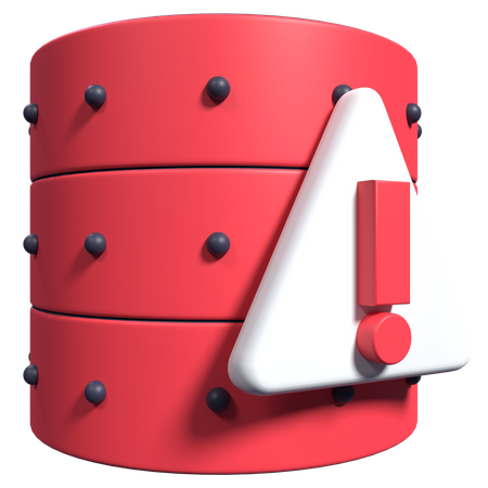 Database Alert  3D Icon