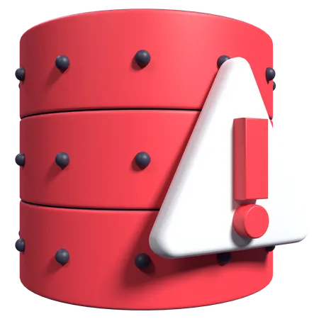 Database Alert  3D Icon