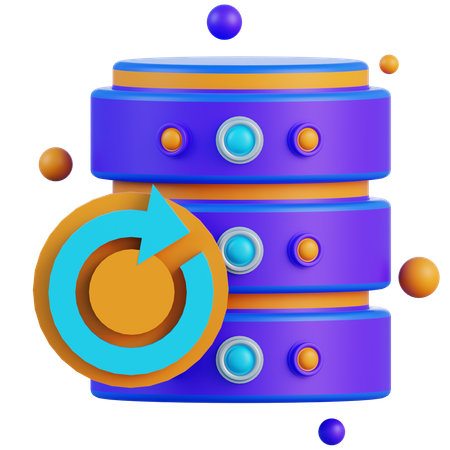 Database Backup  3D Icon