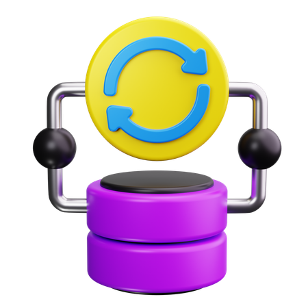 Database Backup  3D Icon