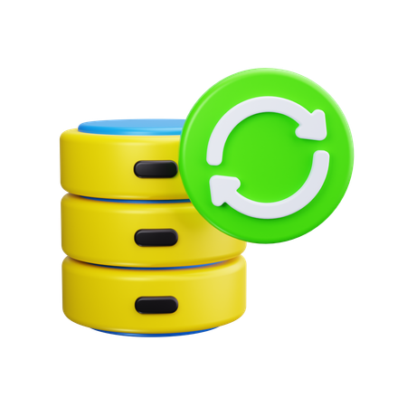 Database Backup  3D Icon