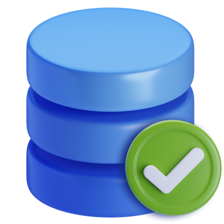 Database check  3D Icon