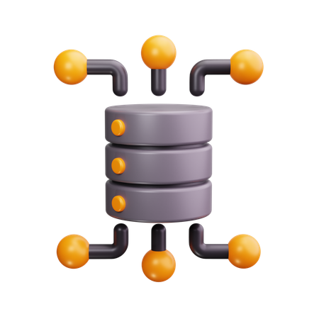 Database Conenction  3D Icon