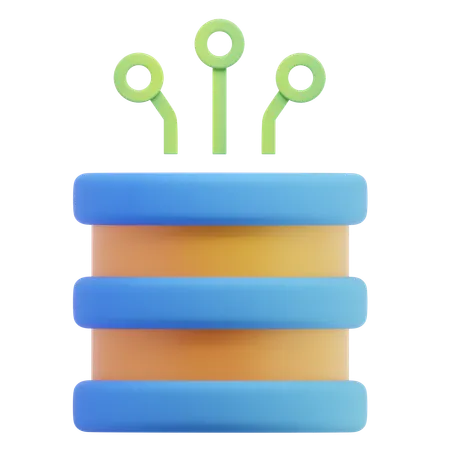 Database Connection  3D Icon